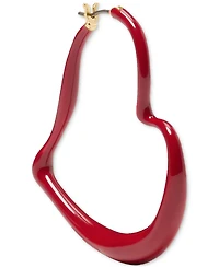 kate spade new york Enamel Amour Hoops Earrings