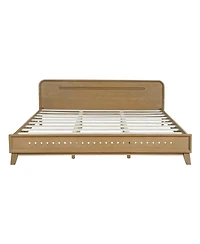 Streamdale Furniture Pine Solid Wood King Bed
