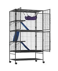 Zeus & Ruta 4-Tier Rolling Metal Small Animal Cage