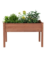 Streamdale Furniture Raised Garden Bed with Legs - 48x24x30"