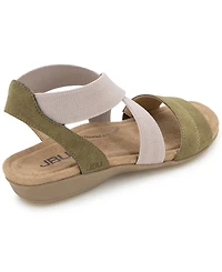 Jbu Women's Meg Casual Flat Sandals