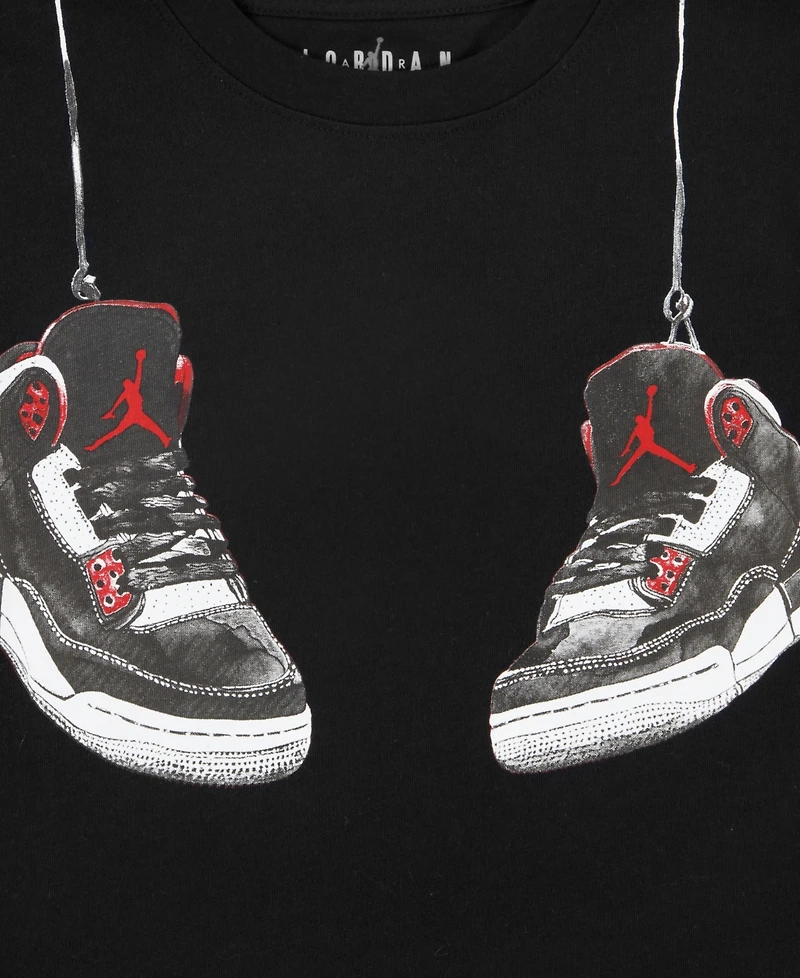 Jordan Boys' Toddler 2T-4T Shoe Strings Crewneck T-Shirt