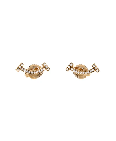Pre-Owned Tiffany & Co T Smile Stud Earrings