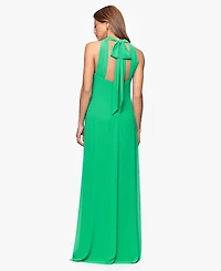 Xscape Women's Long Halter Neck Ball Gown