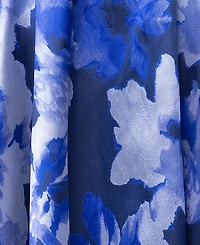 Xscape Women's Long Printed Halter Neck Ball Gown