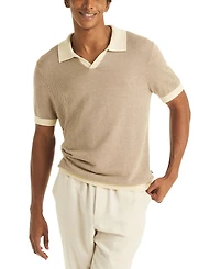 Nautica Men's Classic-Fit Ribbed Collar Sweater