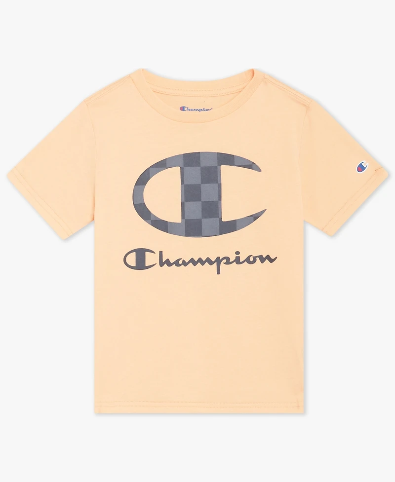 Champion Boys' 4-7 Crewneck T-Shirt and Cargo Shorts, 2-Piece Set