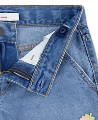 Levi's Girls' 7-16 Applique Girlfriend Shorts