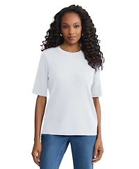 Jones New York Women's Sutton Crew Neck Top