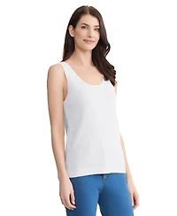 Jones New York Women's Scoop Neck Tank Top