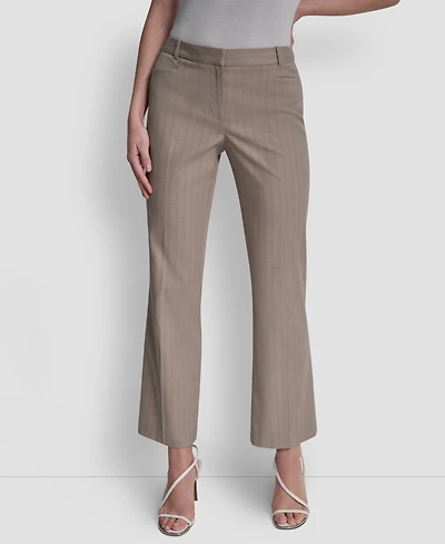 Dkny Women's Modern-Fit Pinstripe Trousers