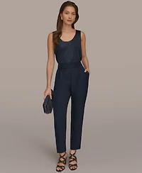 Donna Karan New York Women's Pleated Straight Pants
