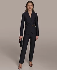 Donna Karan New York Women's Collarless Wrap Jacket