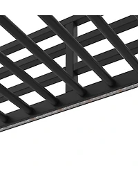 Streamdale Furniture Metal L-Shaped Loft Bed with Led, Storage, 2 Desks & Charging Stations