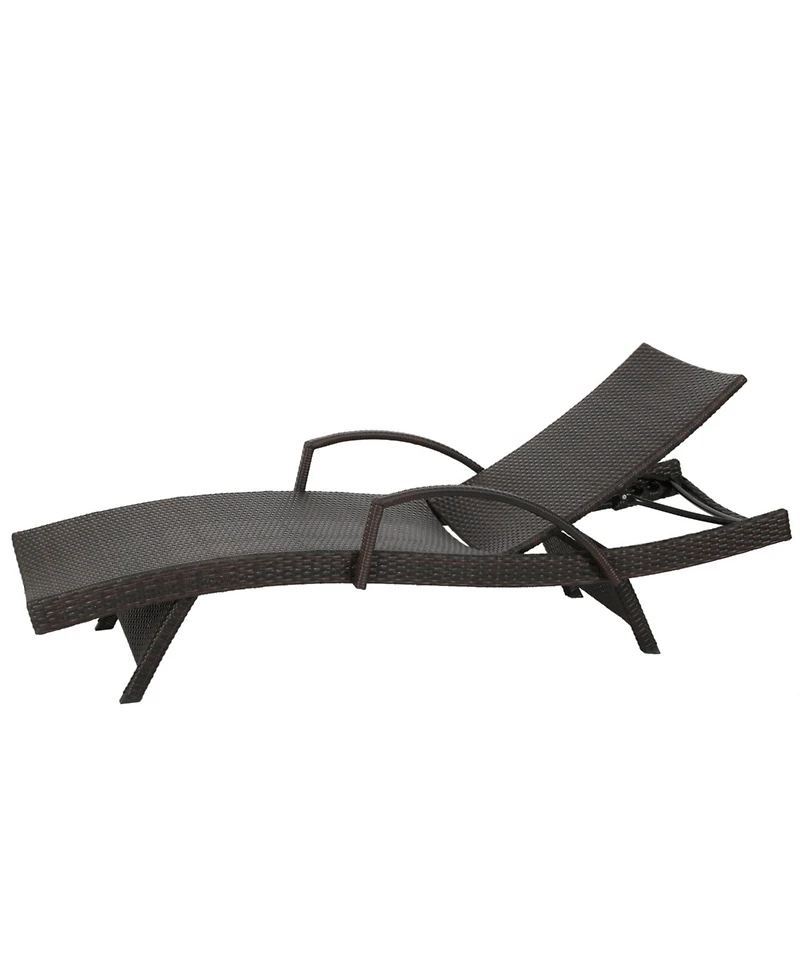 Streamdale Woven Resin Wicker Recliner with Cushion