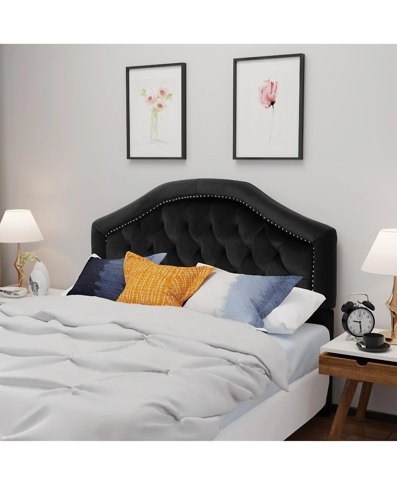 Streamdale Furniture Queen/Full Diamond Tufted Headboard