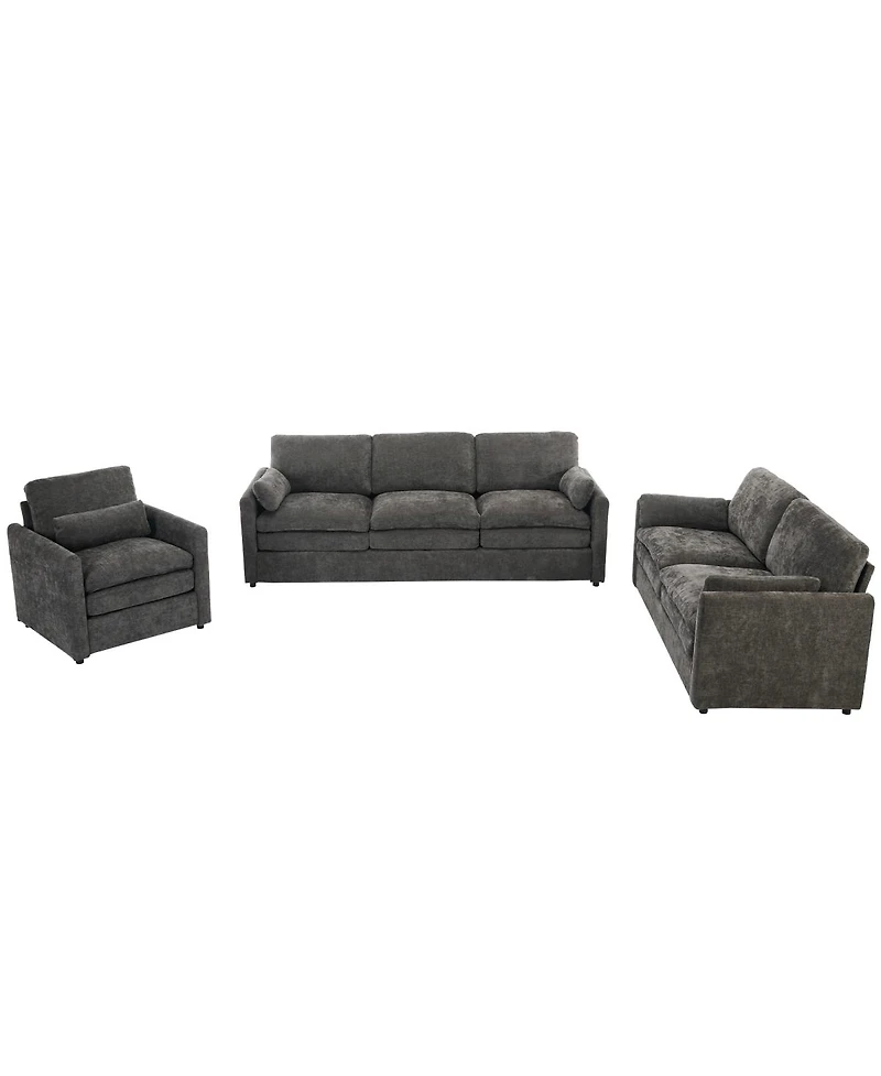 Streamdale Furniture Cozy Upholstered Oversized Comfy Cloud Sofa Double Cushion Group