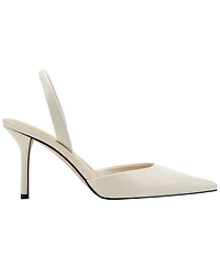 Marc Fisher Ltd Women's Noland Leather Slingback Stiletto Pumps
