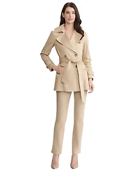 Jones New York Petite Double Breasted Trench Jacket