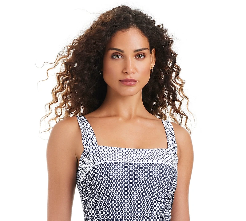 Beyond Control Women's Mio Block-Print One-Piece Swimsuit