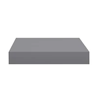 Floating Wall Shelves 4 pcs Gray 9.1"x9.3"x1.5" Mdf