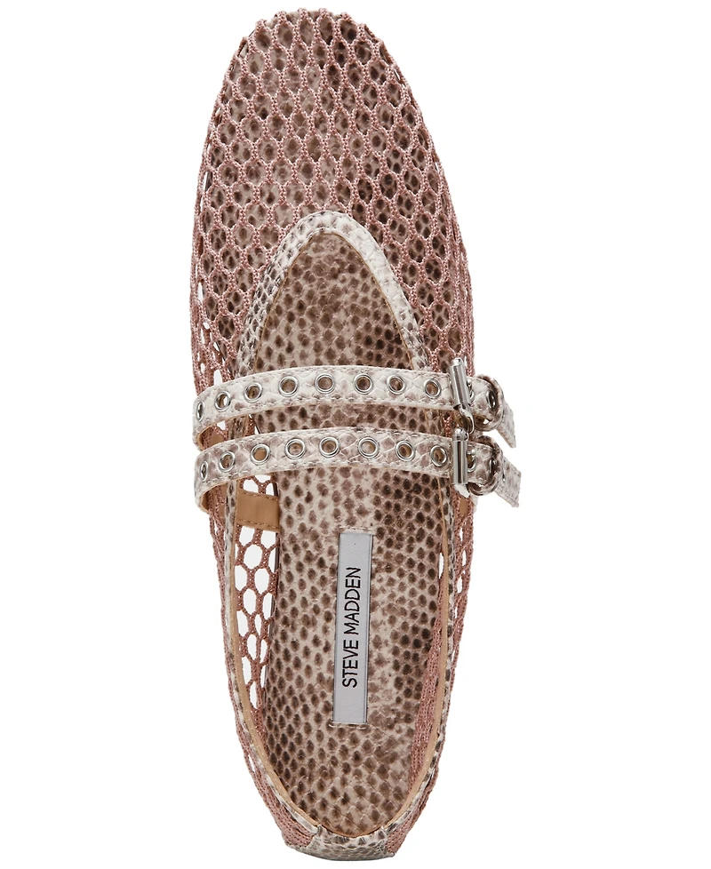 Steve Madden Women's Lydia Mary-Jane Ballet Flats