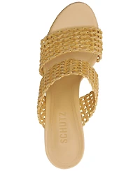 Schutz Women's Aberdeen Slip-On Platform Sandals