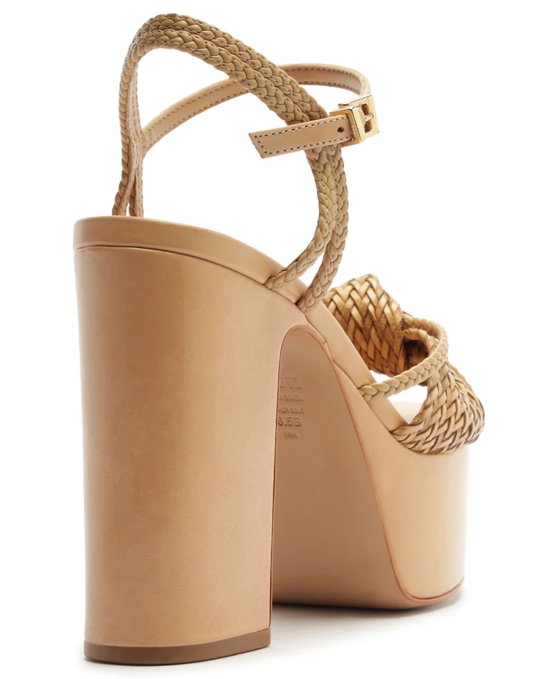 Schutz Women's Kalina Platform Round Toe Sandals