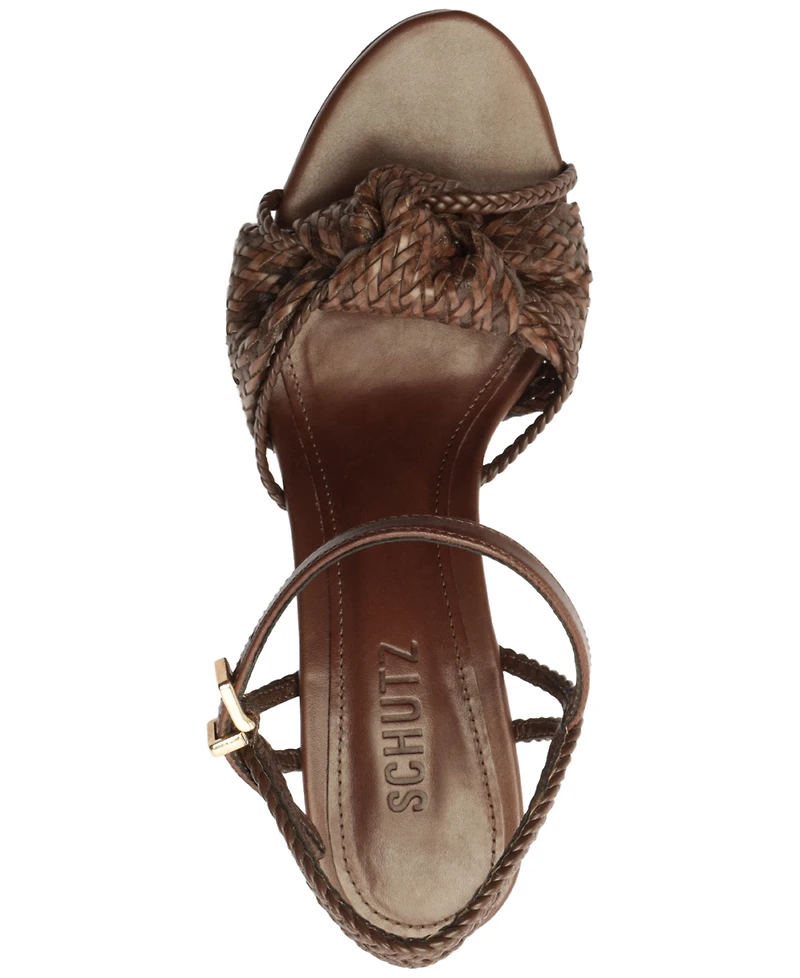Schutz Women's Kalina Platform Round Toe Sandals