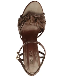 Schutz Women's Kalina Platform Round Toe Sandals
