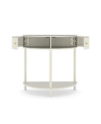 Streamdale Furniture Artisan Wave Demi-Lune Console Table