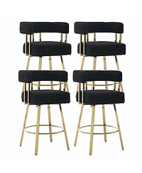 Streamdale Furniture Modern decorative chair with gold metal legs