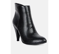 Lemon tart heeled ankle boots