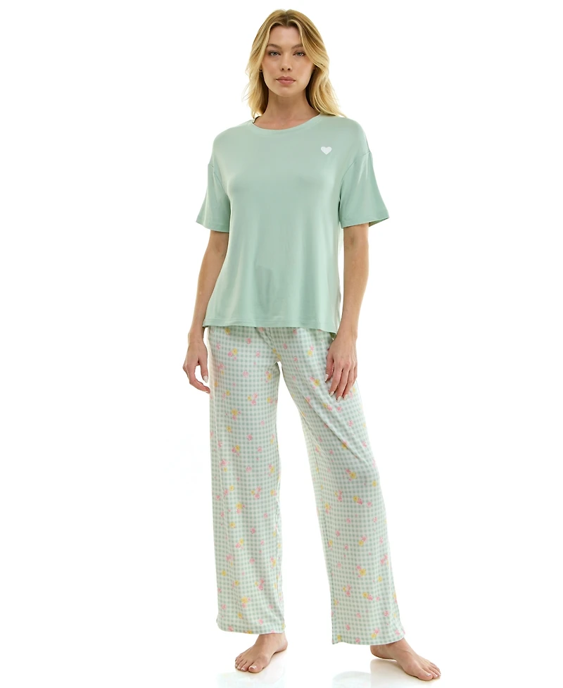 Roudelain Women's Drop Shoulder Crew Neck Top