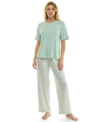 Roudelain Women's Drop Shoulder Crew Neck Top