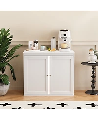 Streamdale Furniture Kitchen Storage Cabinet with Double Doors & Adjustable Shelves