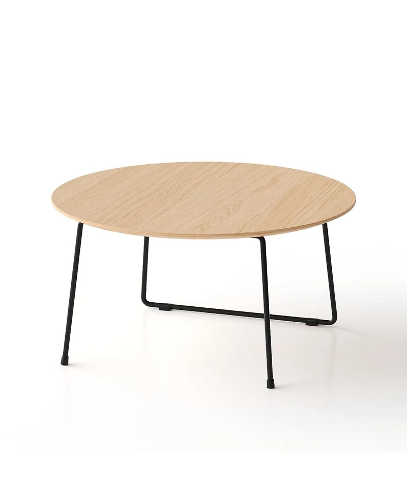 Streamdale Furniture Modern Minimalist Round Coffee Table