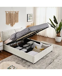 Streamdale Furniture Twin size Storage Bed with Headboard