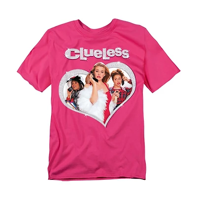Clueless Men's Heart T Shirt