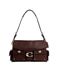 Coach Tabby Turnlock Large Soft Leather Shoulder Bag
