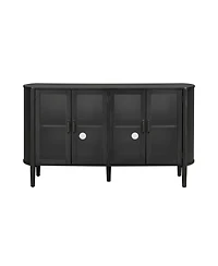 Streamdale Furniture Stylish 34-door large storage cabinet for entrance, living, dining rooms