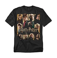 Harry Potter Men's Heroes Villains Squares T Shirt