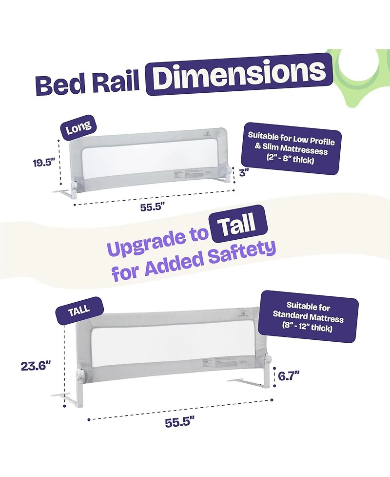 ComfyBumpy Kids Bed Rail