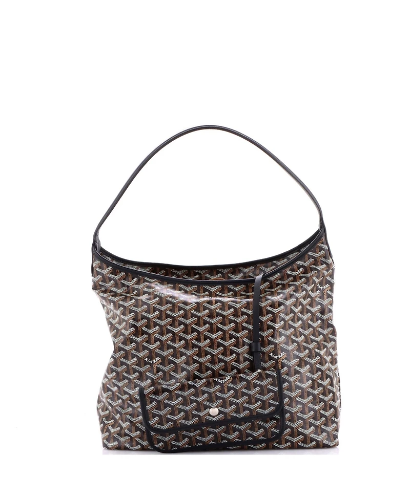 Pre-Owned Goyard Boheme Hobo Coated Canvas