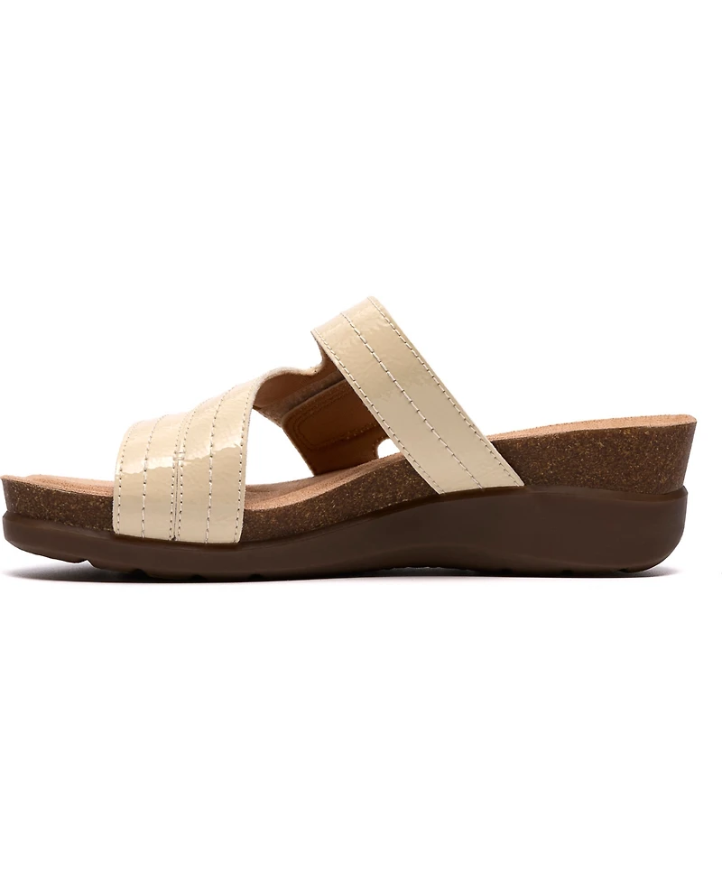 Clarks Women's Calenne Holly Slip-On Sandals