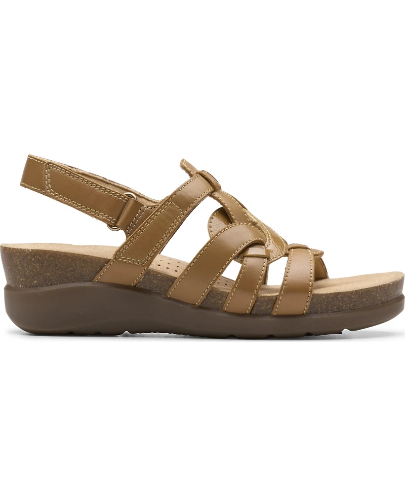 Clarks Women's Calenne Gracie Round Toe Sandals