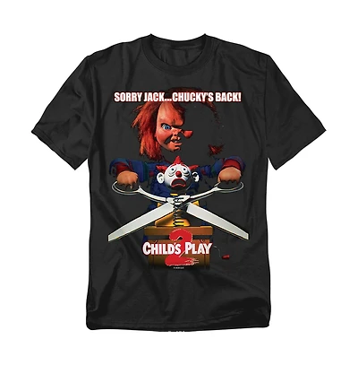 Logovision Men's Childs Play 2 Chuckys Back T Shirt