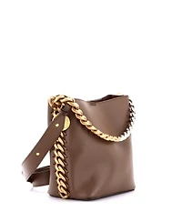 Pre-Owned Stella McCartney Small Frayme Shoulder Bag Faux Leather