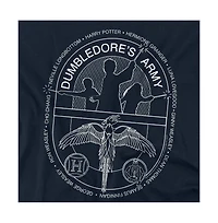 Harry Potter Men's Dumbledore's Army Circle Line Art T Shirt