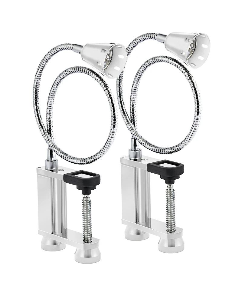 Sorbus 2 Pack 22 Inch Bbq Grill 360 Degree Flexible Gooseneck Led Lights - Weather Resistant